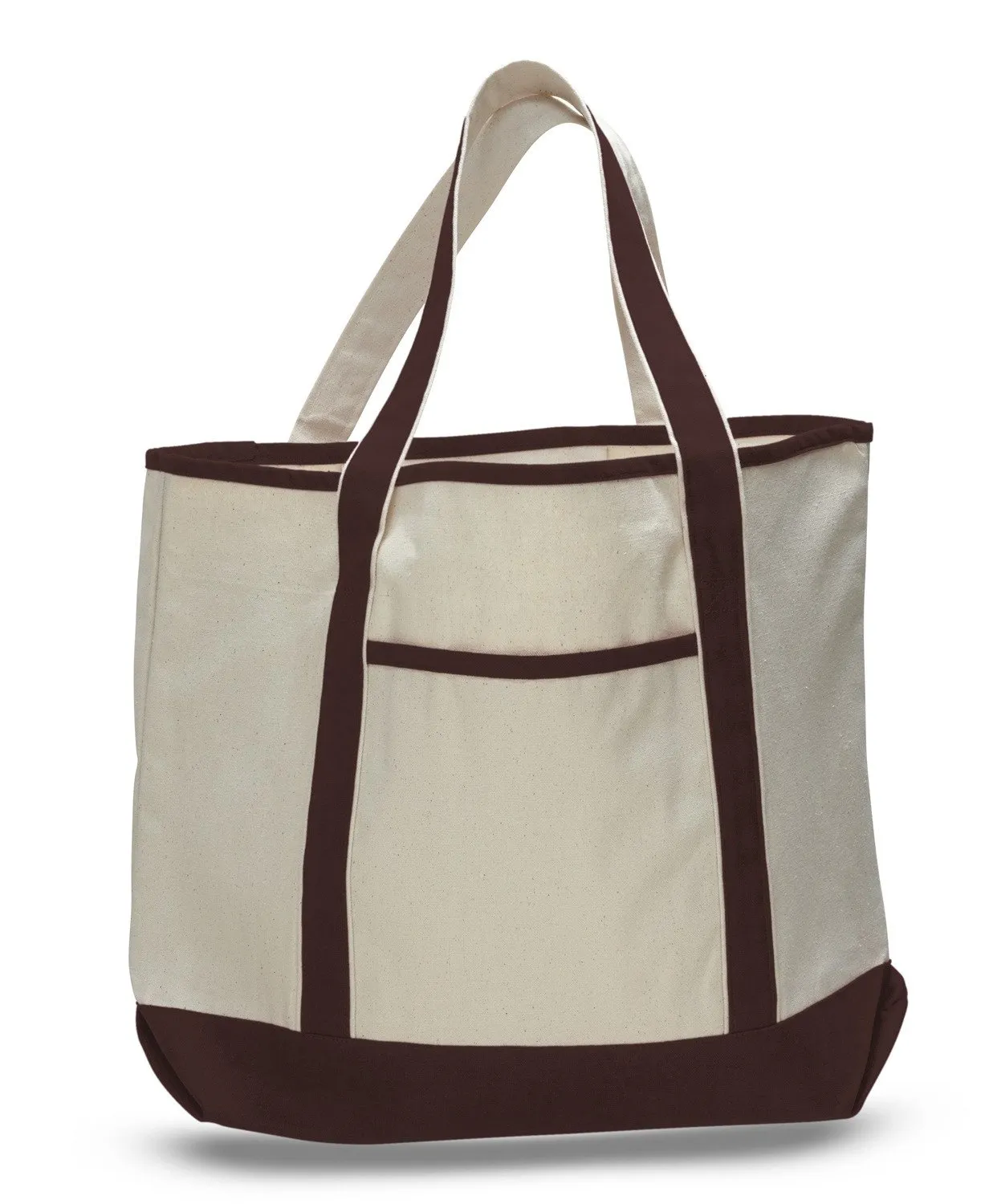 12 ct Jumbo Size Heavy Canvas Deluxe Tote Bag - By Dozen - Alternative Colors