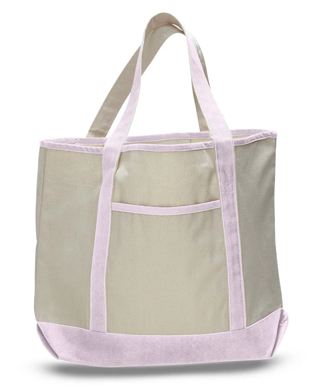 12 ct Jumbo Size Heavy Canvas Deluxe Tote Bag - By Dozen - Alternative Colors