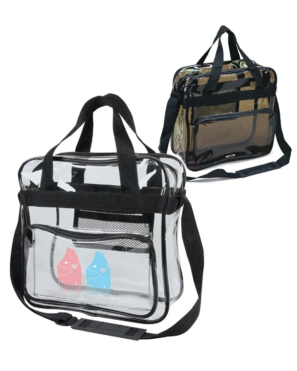 6 ct Clear Crossbody Bag / Stadium Clear Bag - Pack of 6