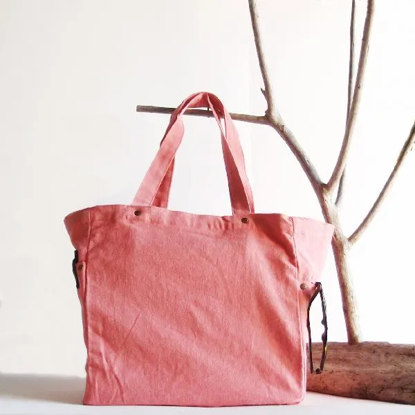 Affordable Washed Canvas Tote Bag