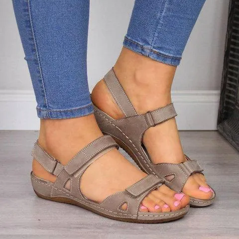 Ankle strap sandals comfy walking sandals open toe