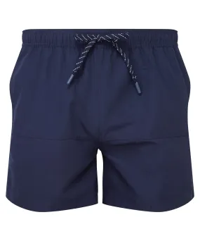 Block colour swim shorts | Navy