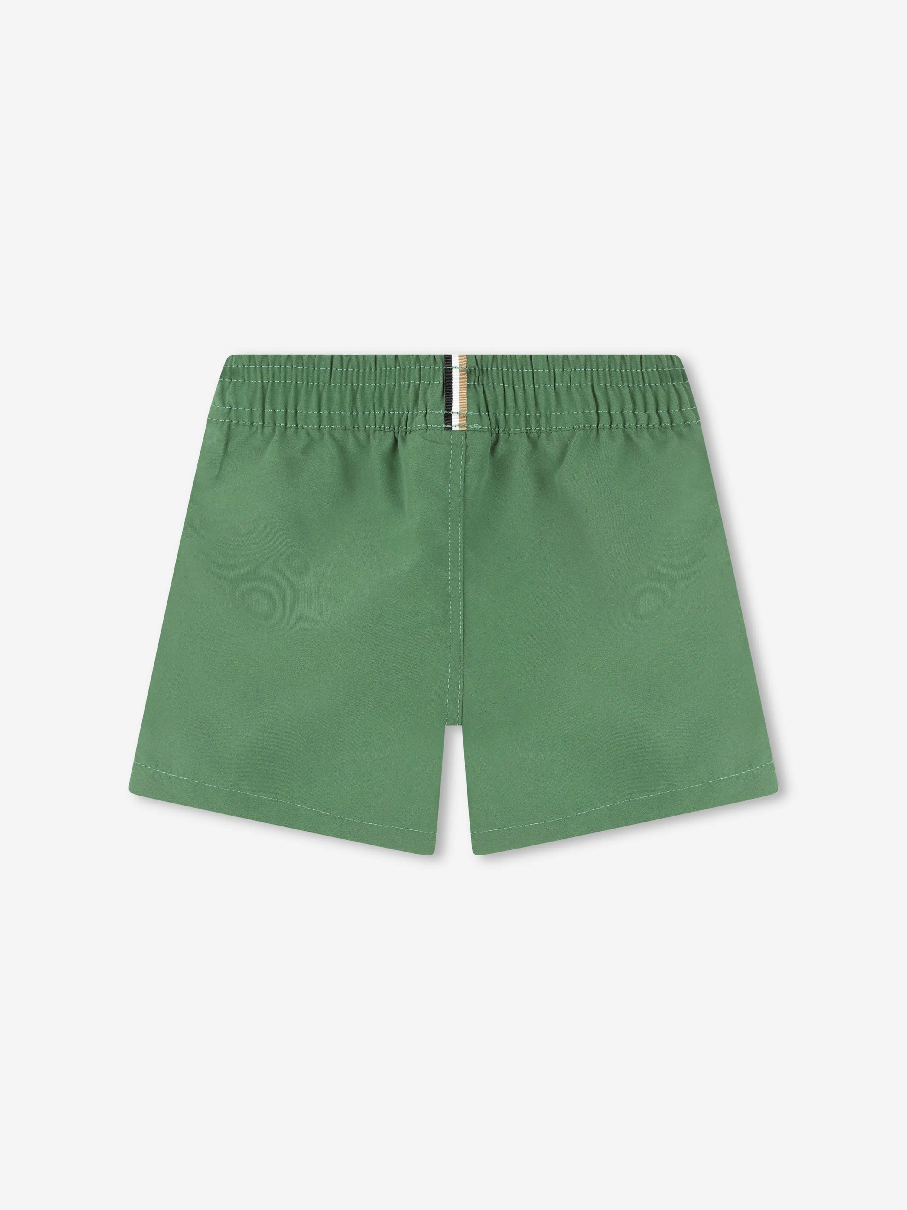 BOSS Baby Boys Logo Swim Shorts in Green