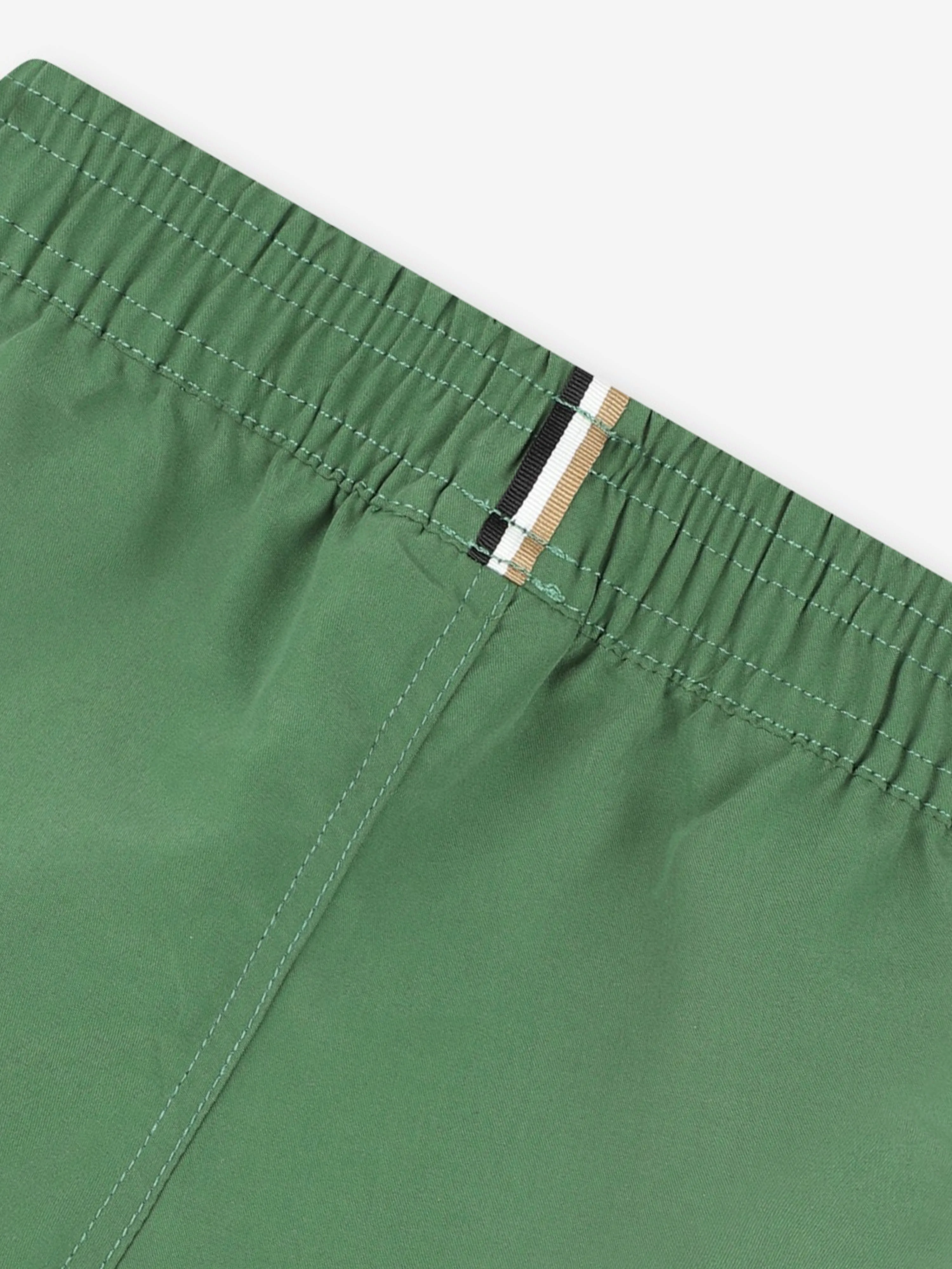 BOSS Baby Boys Logo Swim Shorts in Green