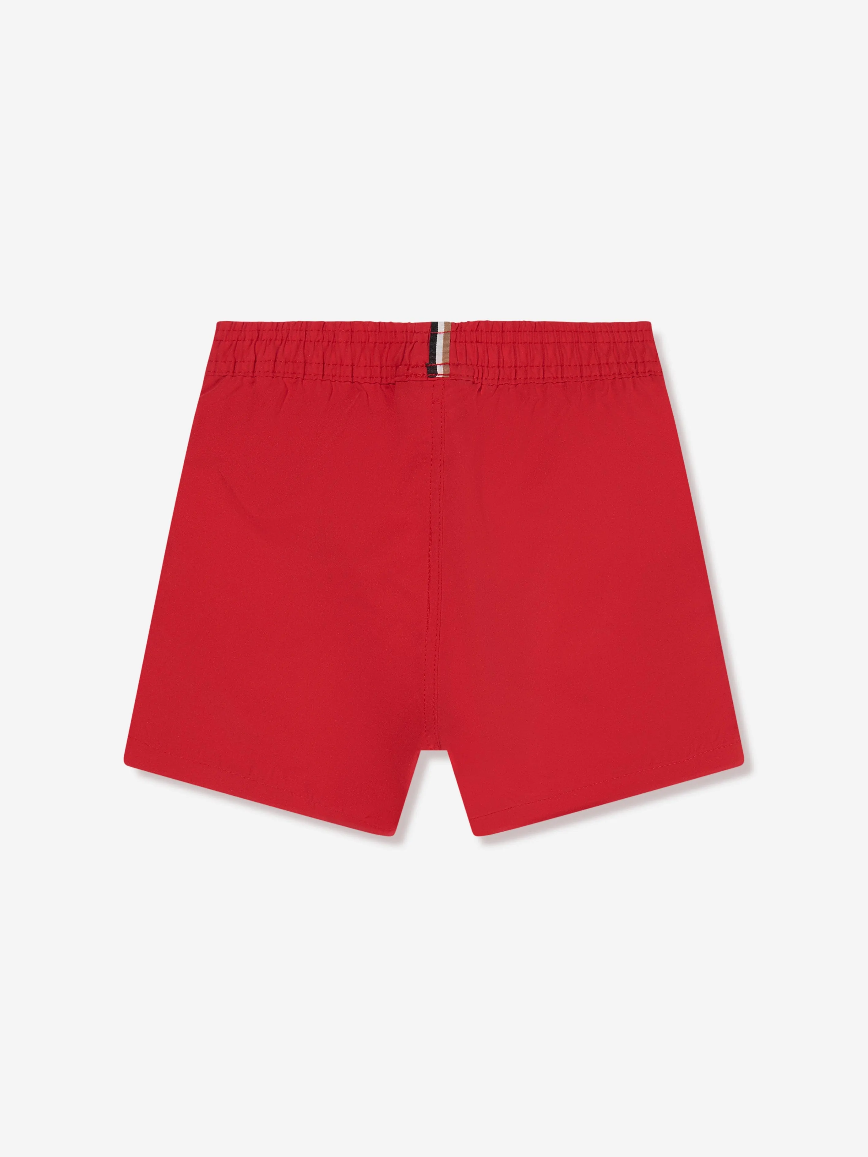 BOSS Baby Boys Logo Swim Shorts in Red