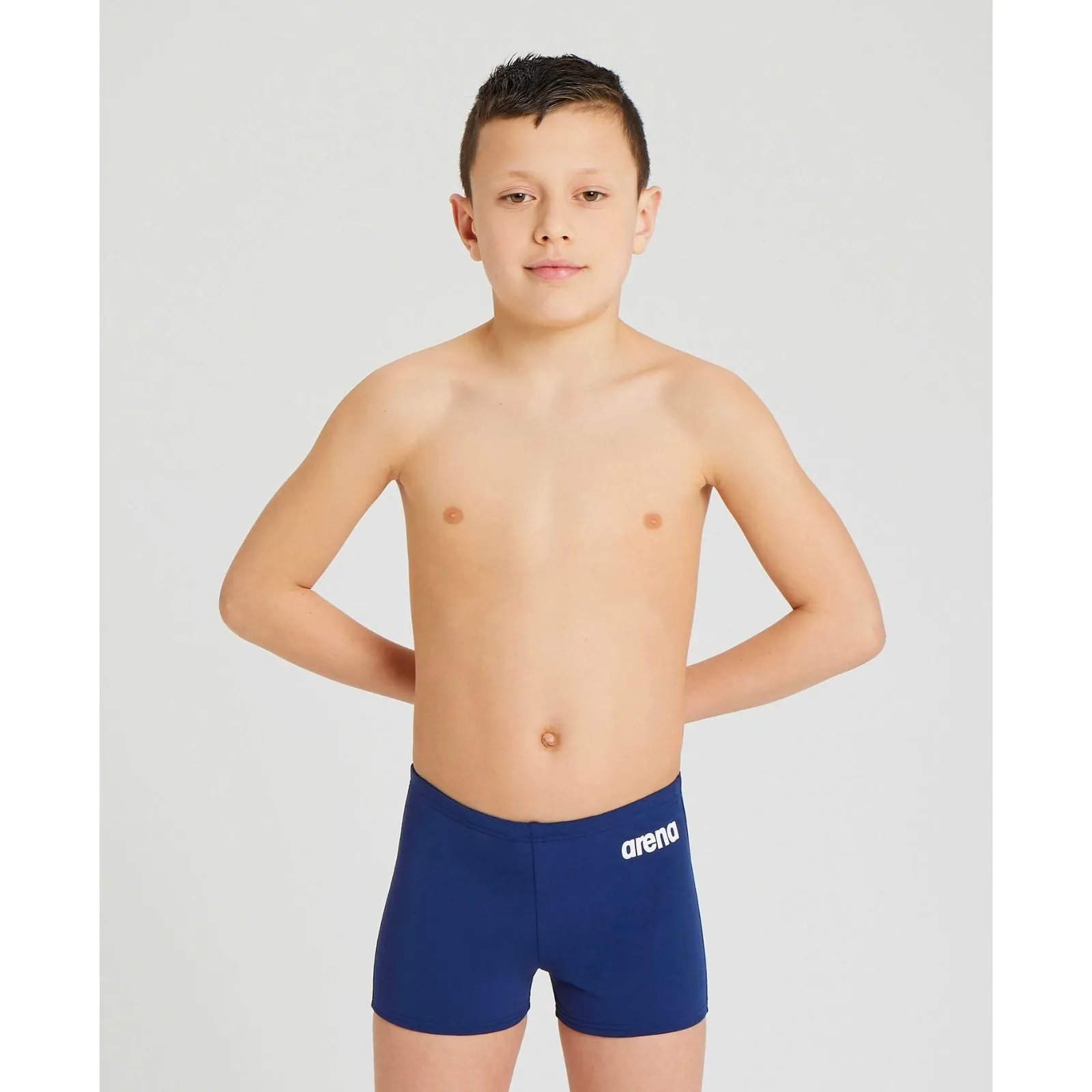 BOYS' SOLID SHORTS - NAVY