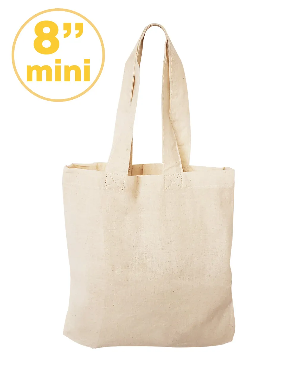 Closeout 8" MINI Cotton Tote Bag - TB108