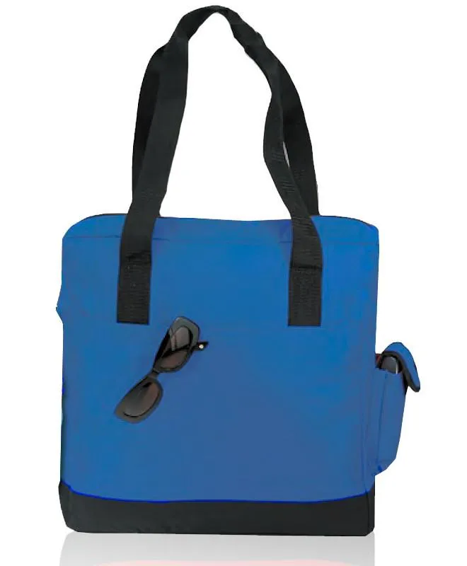 Durable Poly Tote Bag with Zipper (CLOSE OUT)