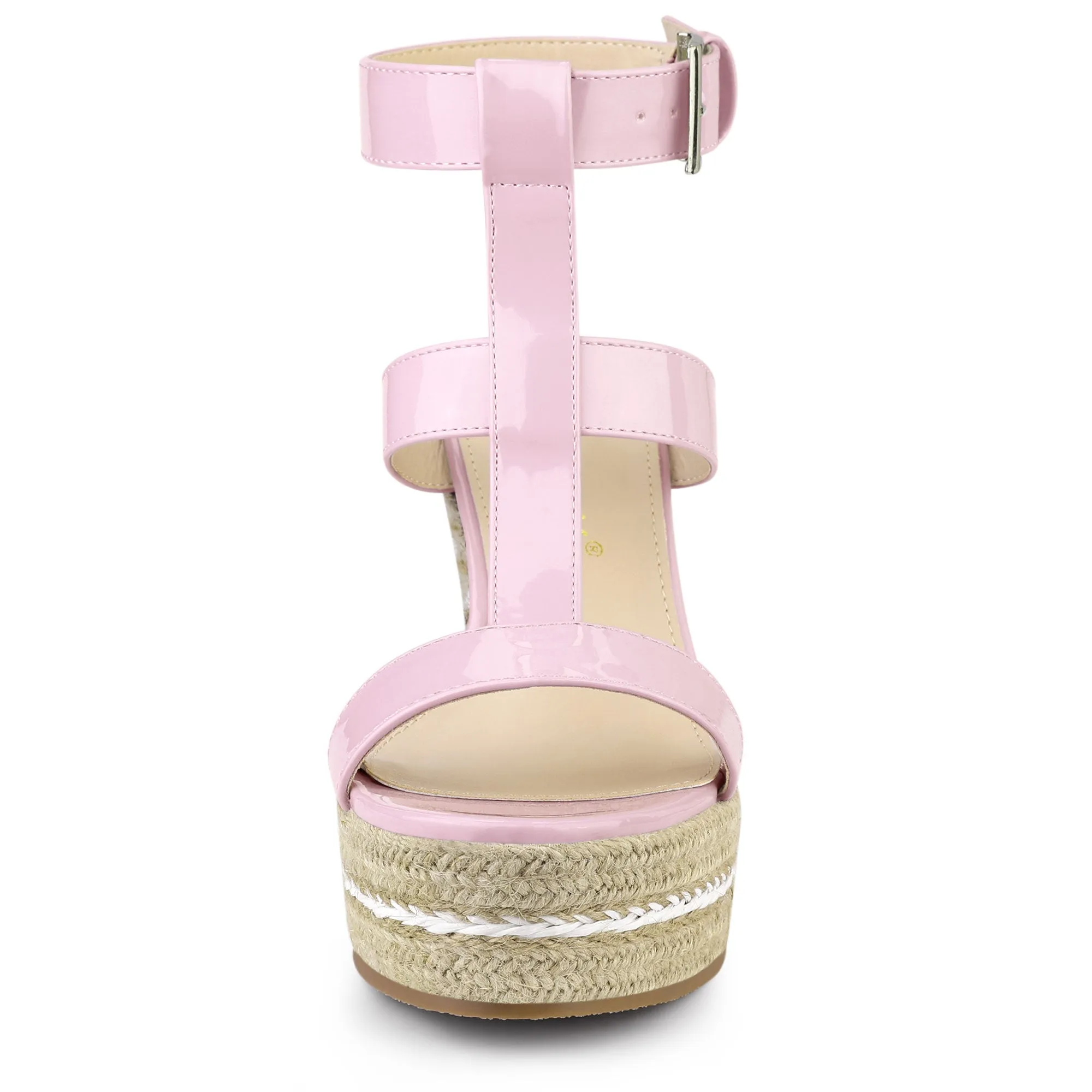 Espadrille Strappy Platform Wedges Sandals