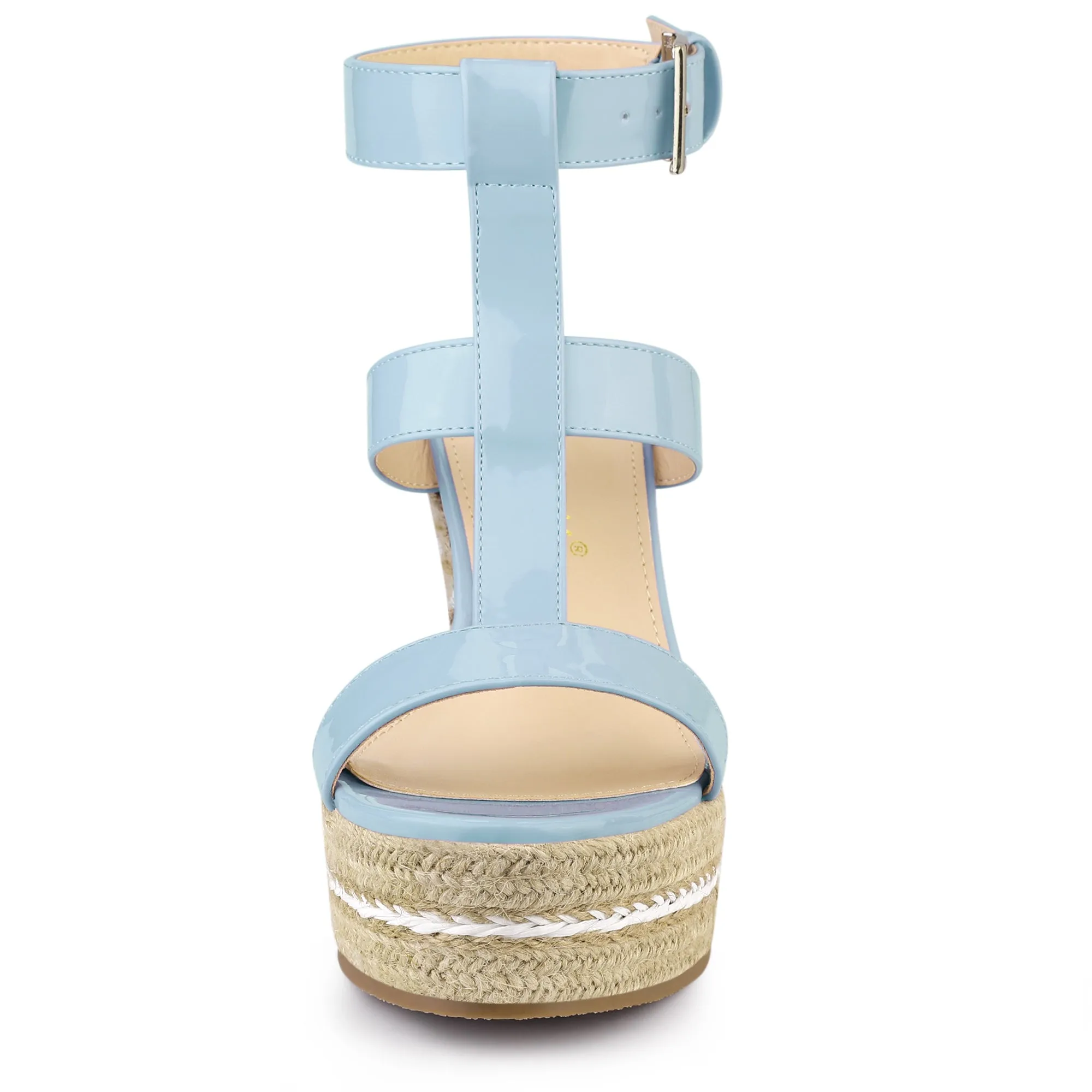 Espadrille Strappy Platform Wedges Sandals