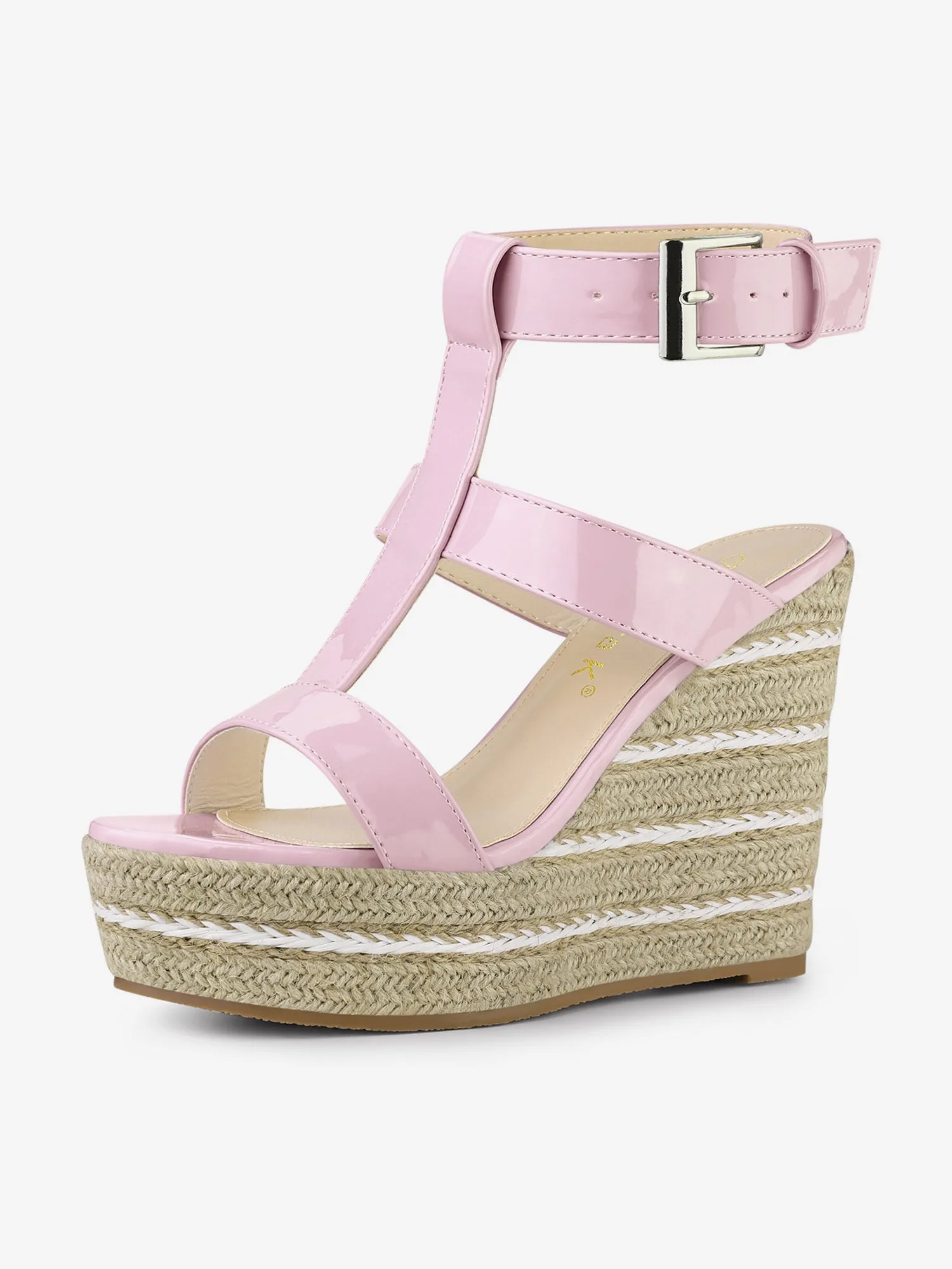 Espadrille Strappy Platform Wedges Sandals