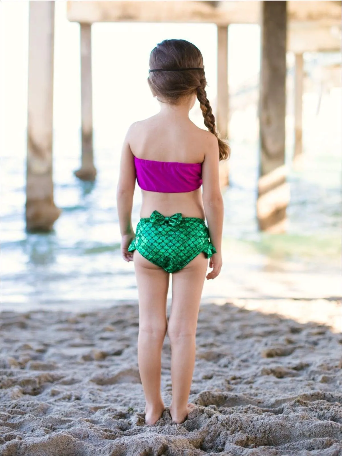 Girls Take Me To The Deep Mermaid Swim Set