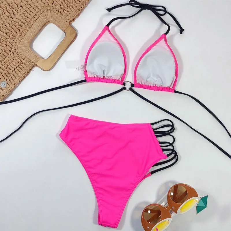 High Waist Bikini Swimsuits - Multiple styles