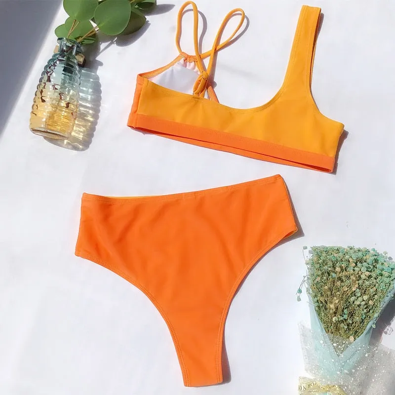 High Waist Bikini Swimsuits - Multiple styles