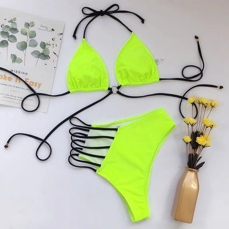 High Waist Bikini Swimsuits - Multiple styles