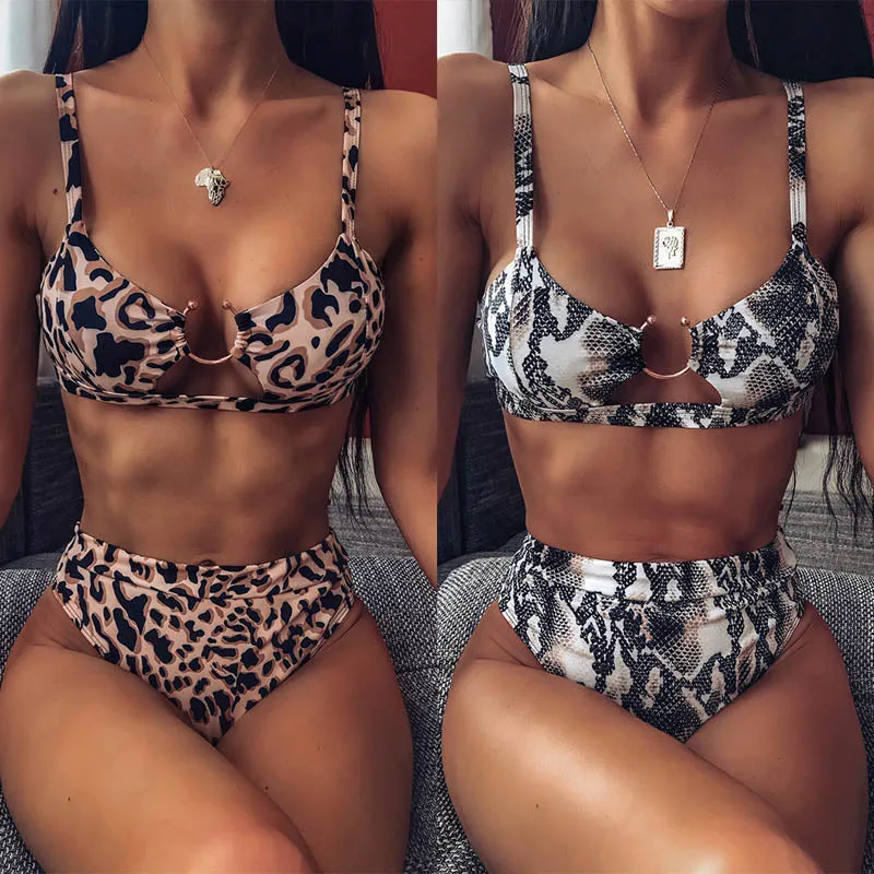 High Waist Bikini Swimsuits - Multiple styles