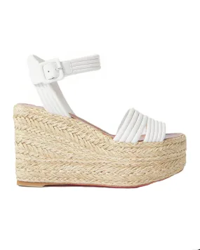 Louboutin Manola Espadrille in Bianco