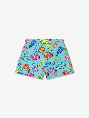 MC2 Saint Barth Boys Neon Clownfish Swim Shorts in Multicolour