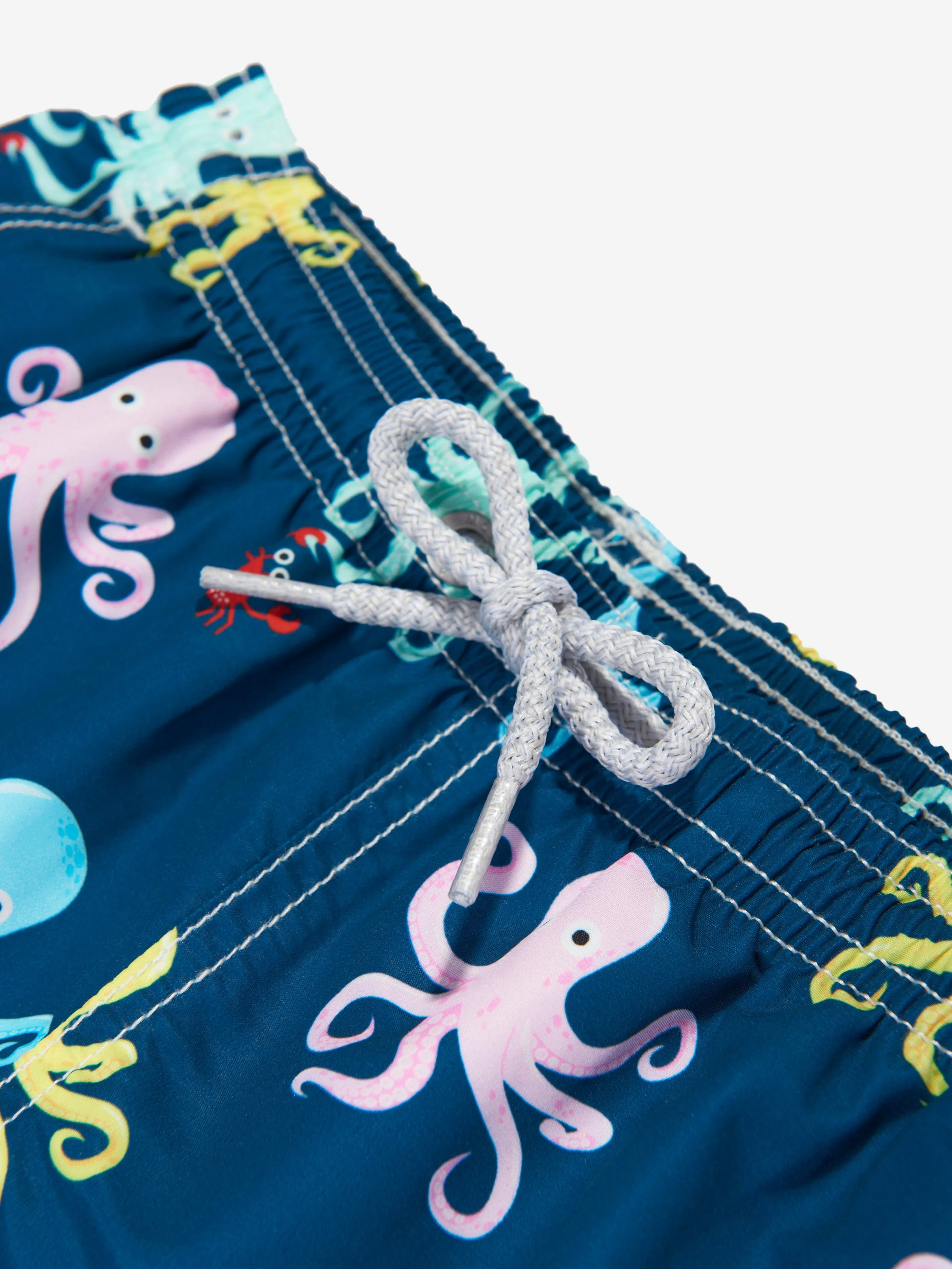 MC2 Saint Barth Boys Octopus Swim Shorts in Navy