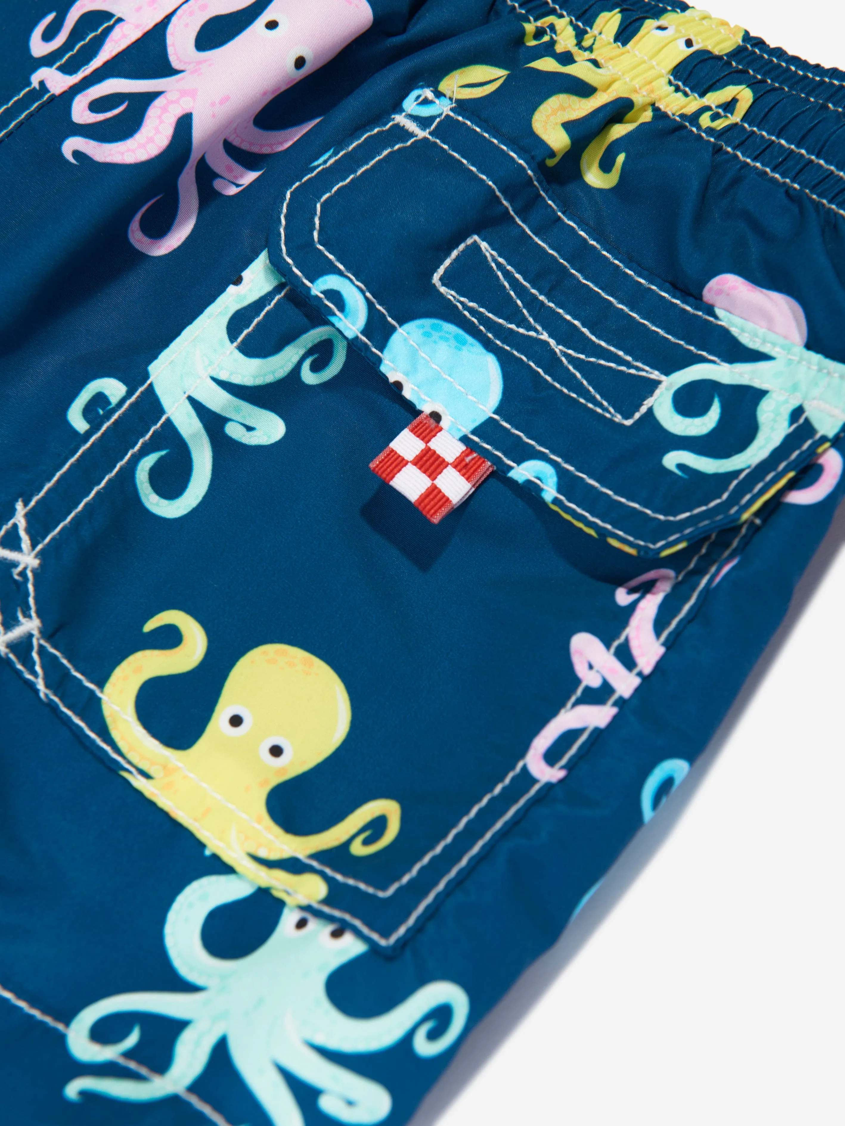 MC2 Saint Barth Boys Octopus Swim Shorts in Navy