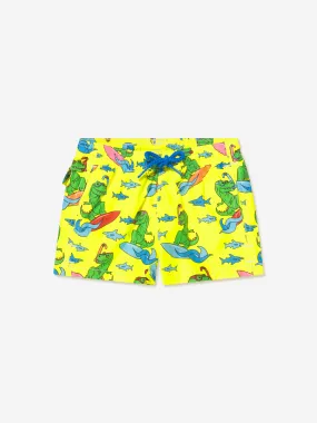 MC2 Saint Barth Boys Scuba Surf Rex Swim Shorts in Multicolour