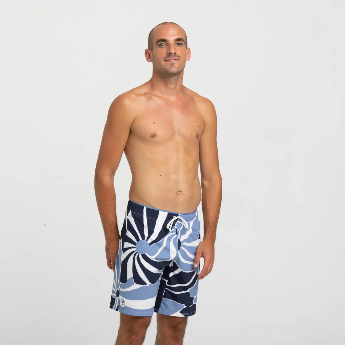 MEN’S LONG SWIM SHORTS 100 FLO