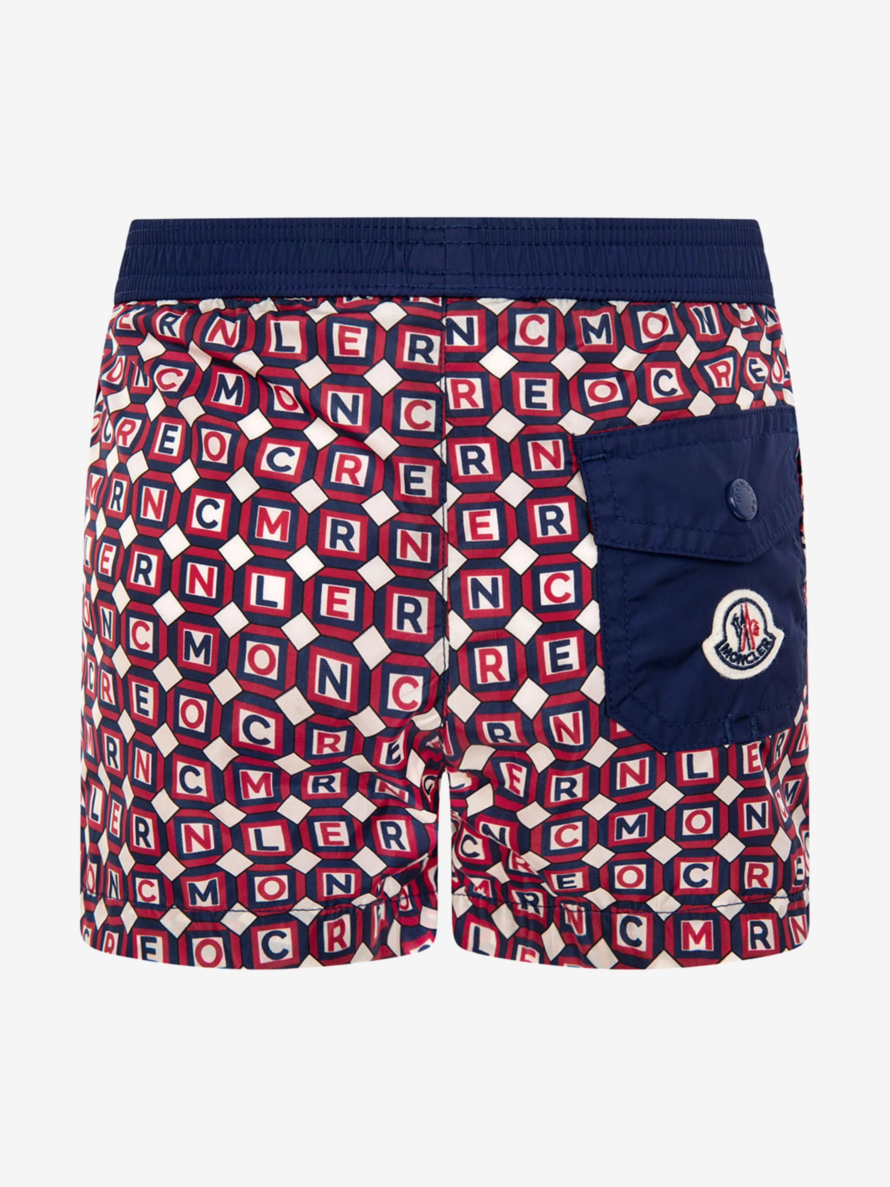 Moncler Enfant Baby Boys Swim Shorts - & Navy Logo Swim Shorts