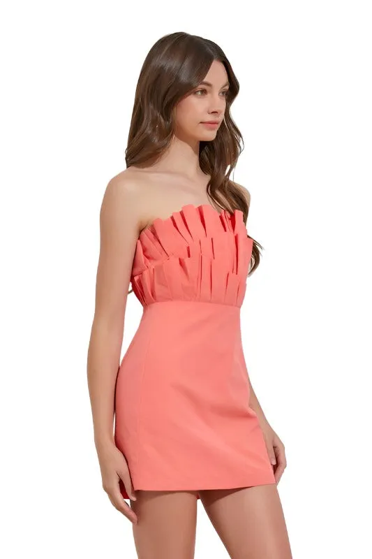 Off Shoulder Ruffle Dress