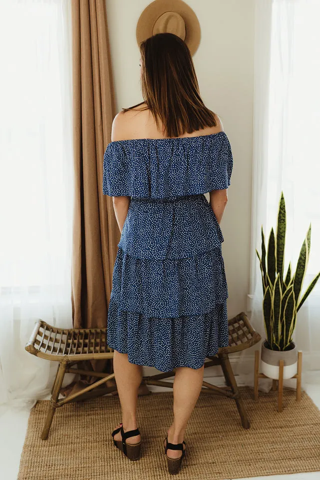 Off Shoulder Ruffle Dress