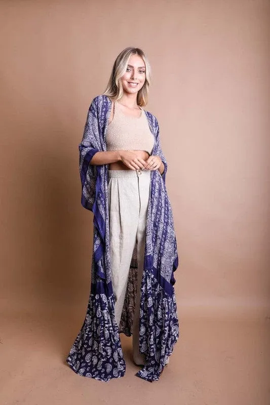 Paisley Tapestry Free Flow Kimono *Online Only*