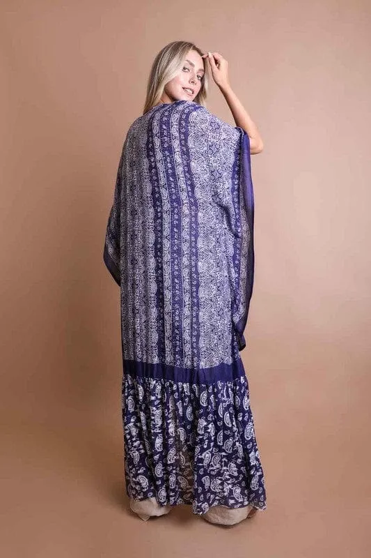 Paisley Tapestry Free Flow Kimono *Online Only*