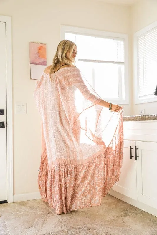 Paisley Tapestry Free Flow Kimono *Online Only*