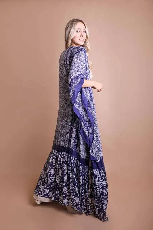 Paisley Tapestry Free Flow Kimono *Online Only*