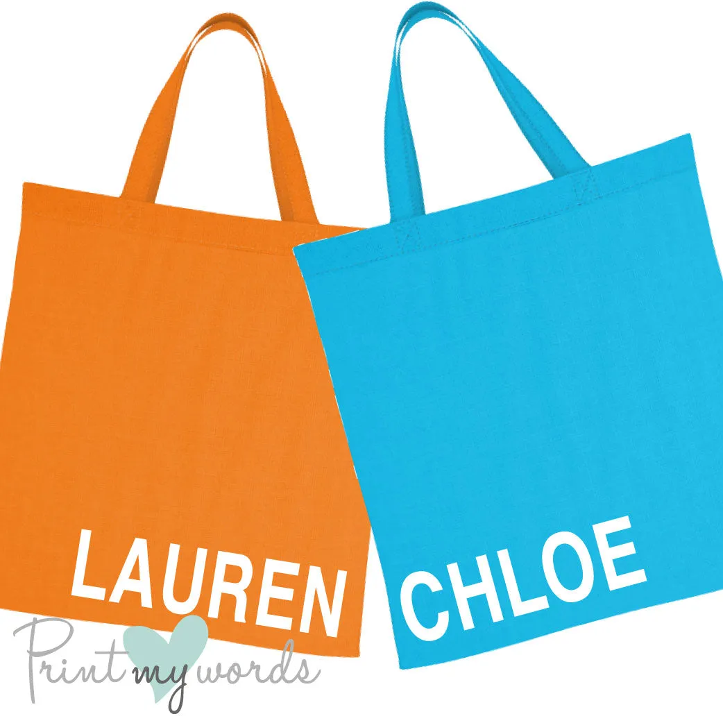 PERSONALISED NAMES Tote Bags