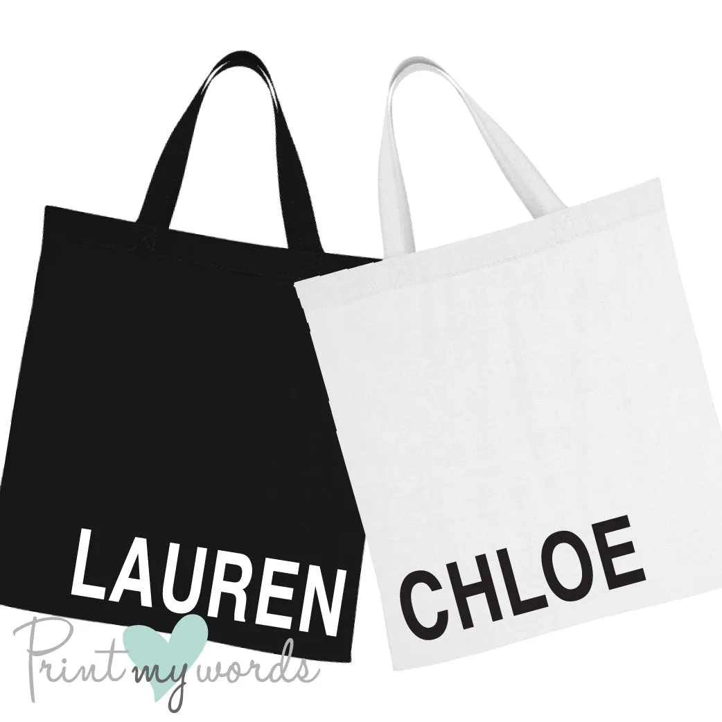 PERSONALISED NAMES Tote Bags