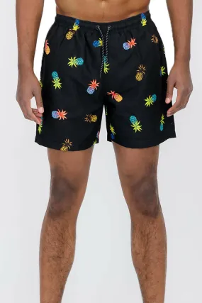 Pineapple Print Swim Shorts