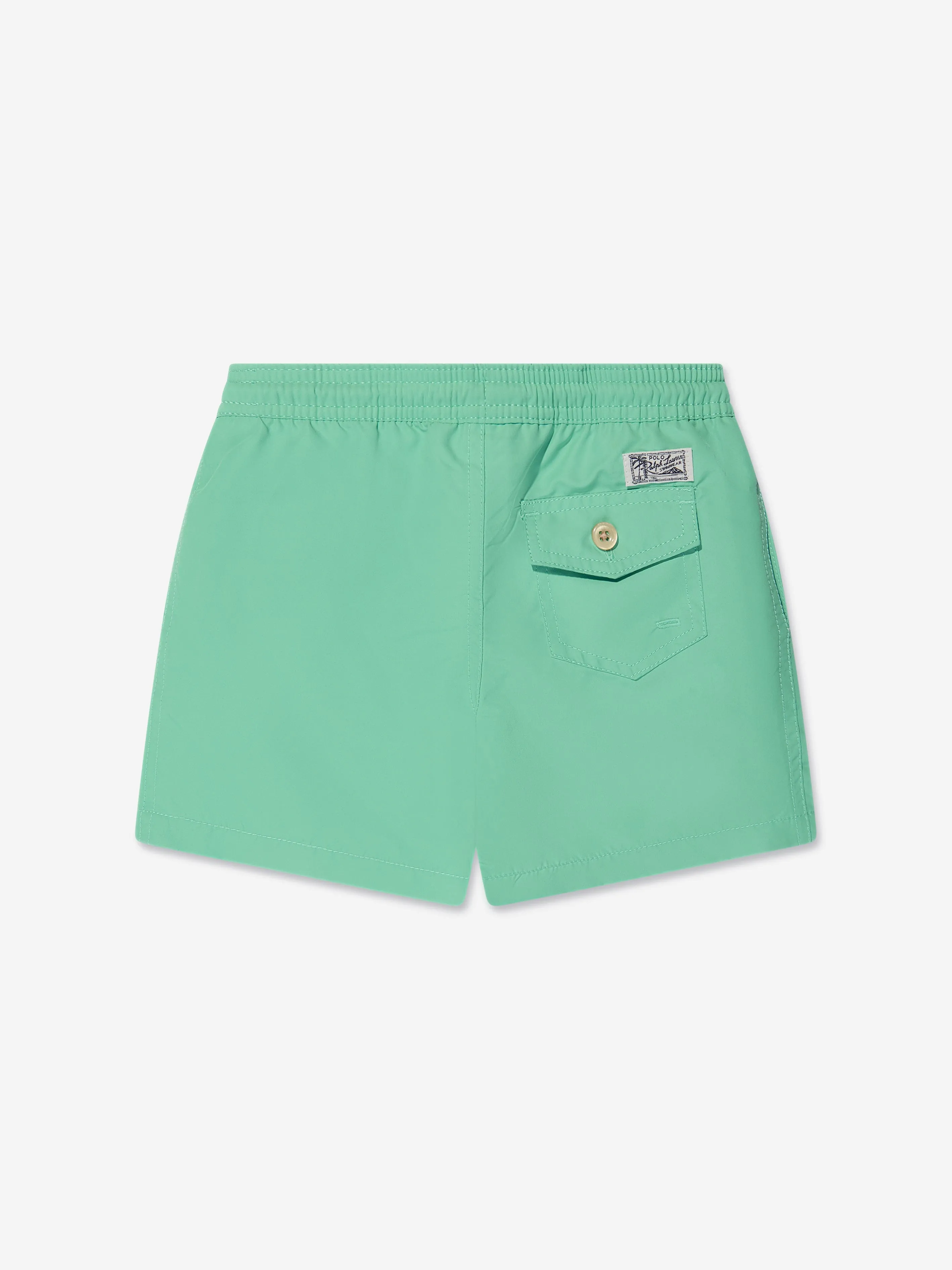 Ralph Lauren Boys Logo Swim Shorts in Green