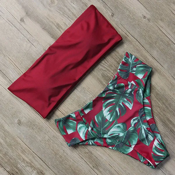 Retro Dip Two-Piece Bikini