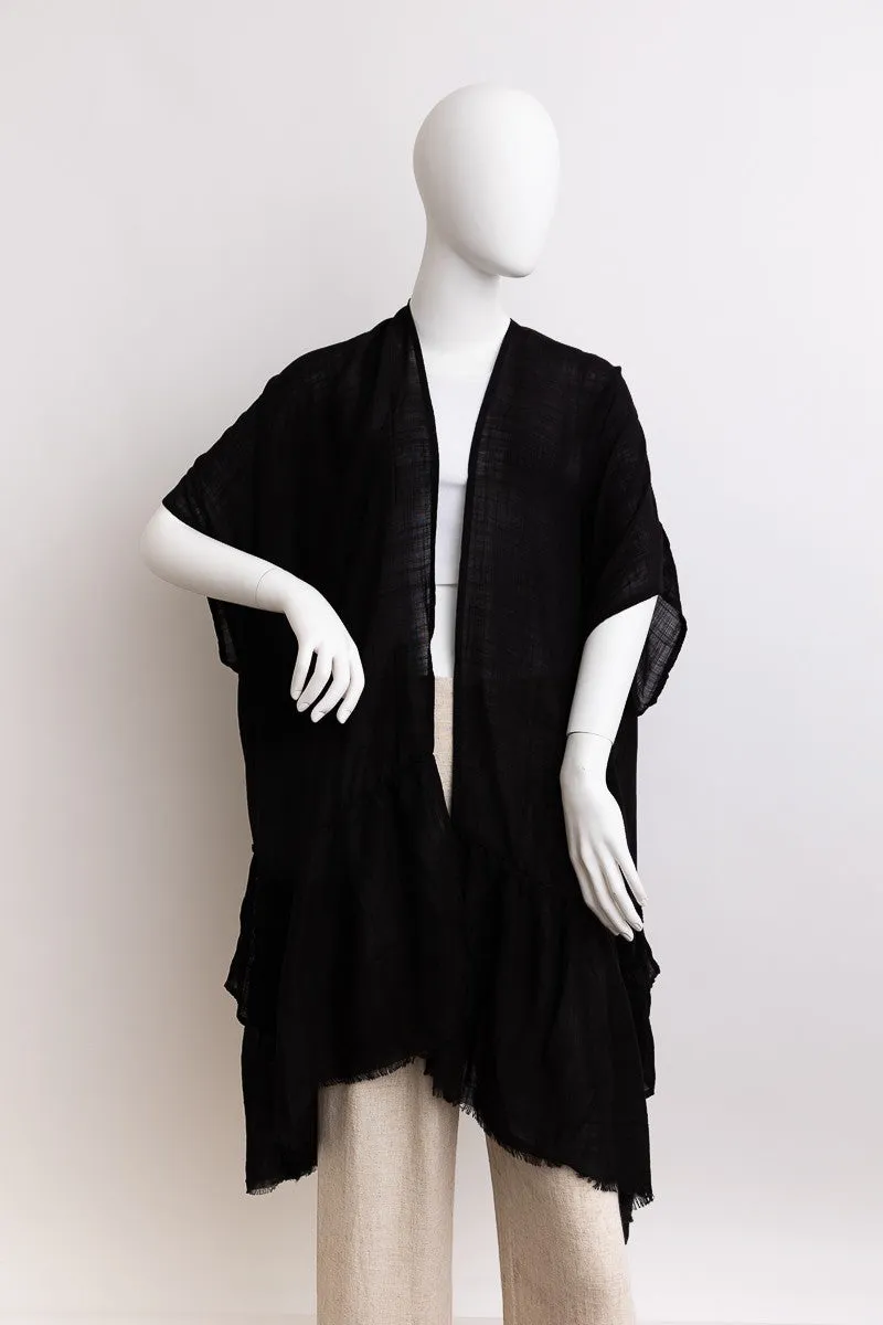 Ruffle Edge Kimono