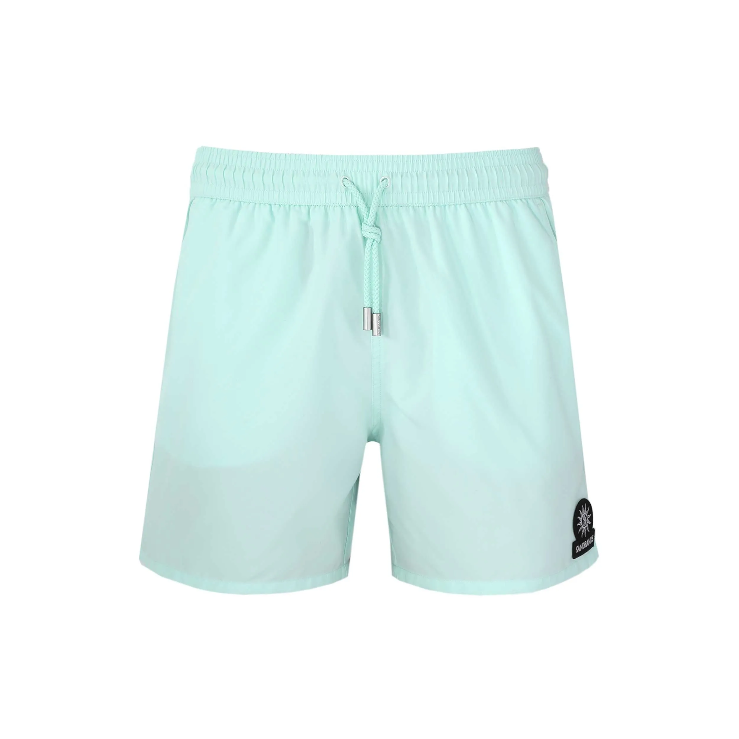 Sandbanks Badge Logo Swim Shorts in Mint