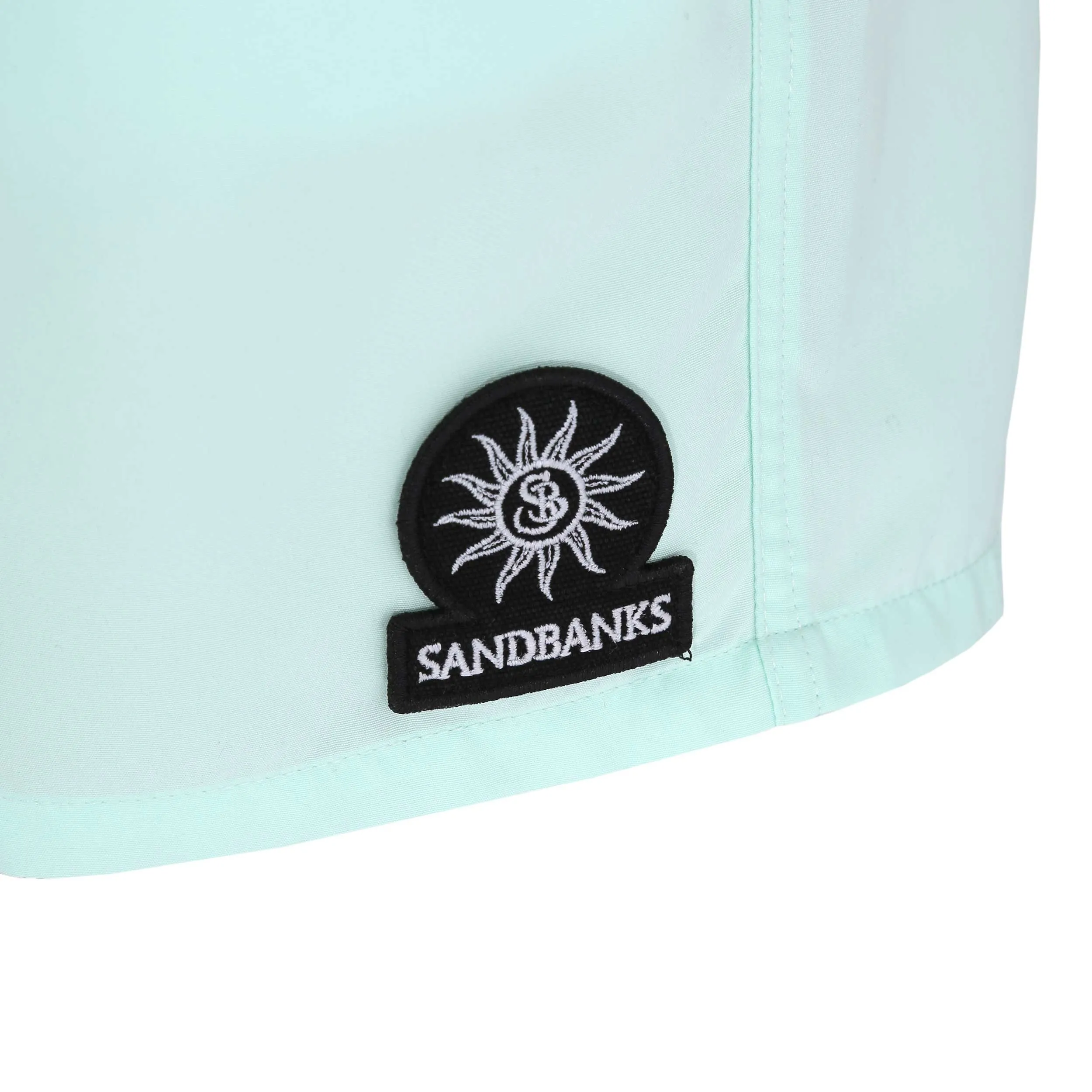 Sandbanks Badge Logo Swim Shorts in Mint