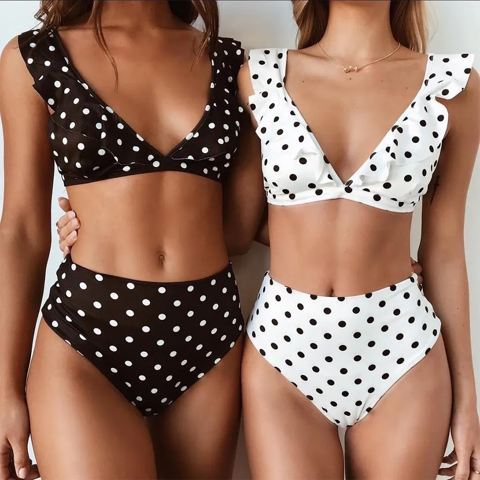 Sexy High Waist Bikini Summer Beach Wear Female