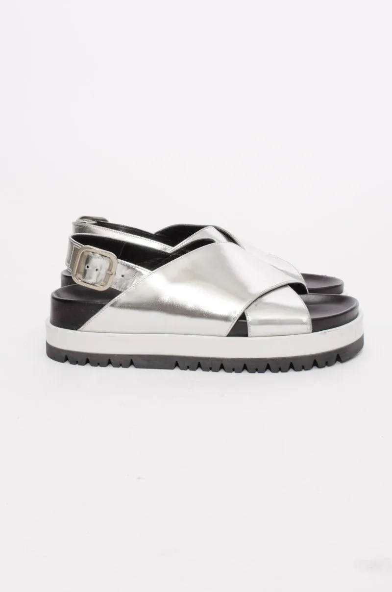 SILVER SANDALS