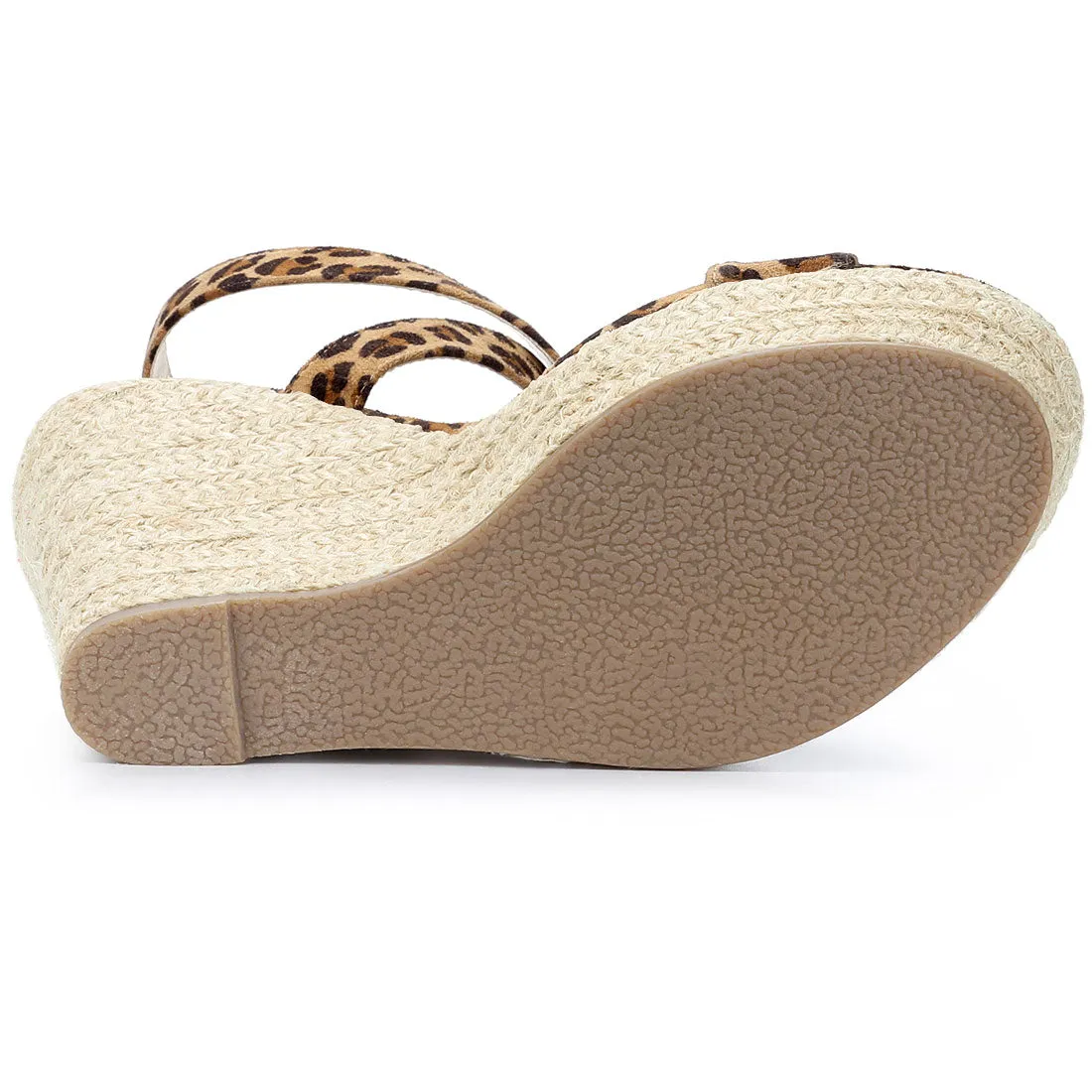 Slingback Crisscross Espadrille Wedges Heel Sandals