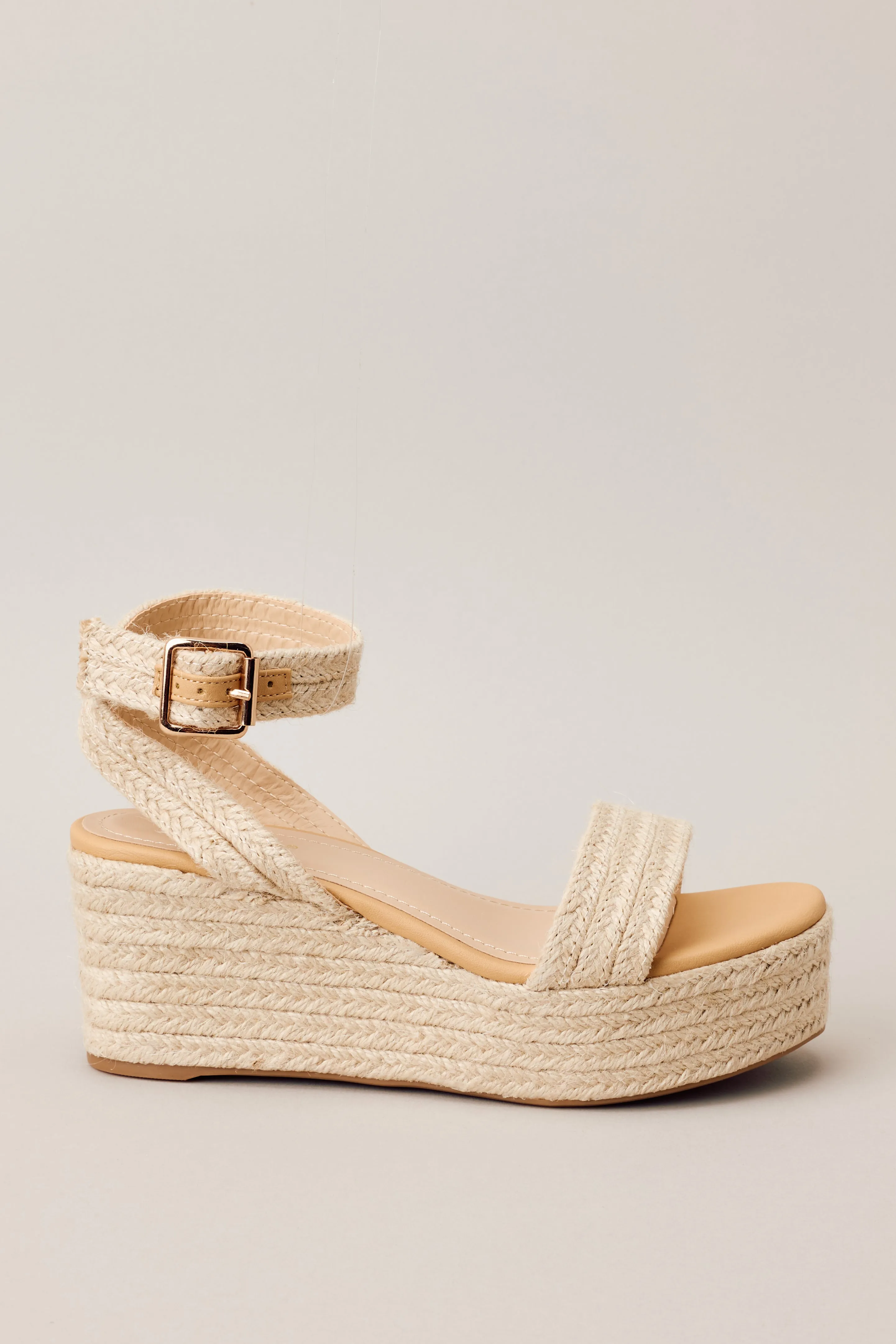 Sunny Steps Espadrille Platform Wedge Sandals