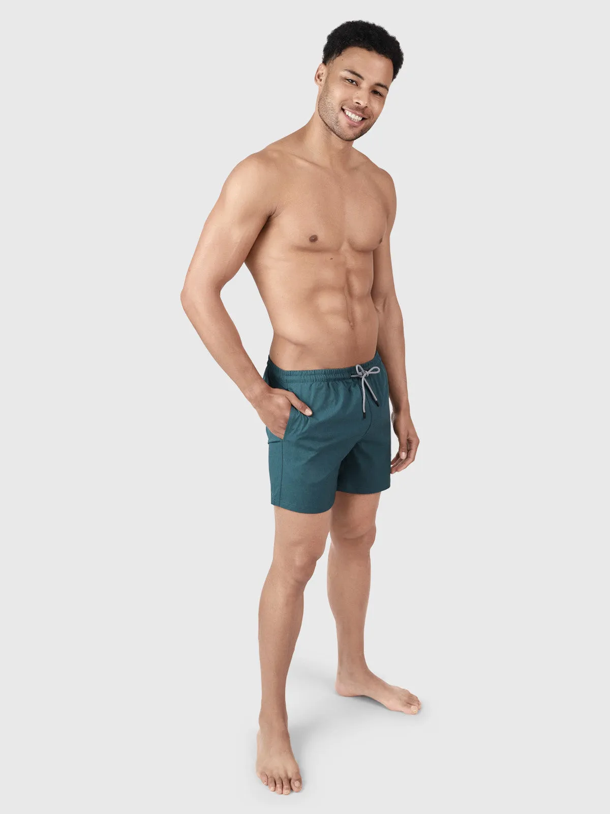 Volleyer Men Swim Shorts | Green